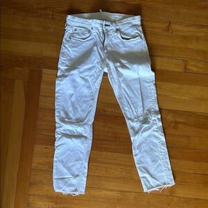 Rag & Bone White Slim Jeans